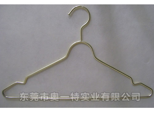 三角形仿金金属铁衣架