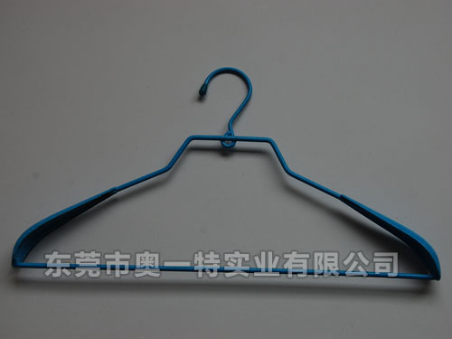 PVC宽肩浸胶衣架